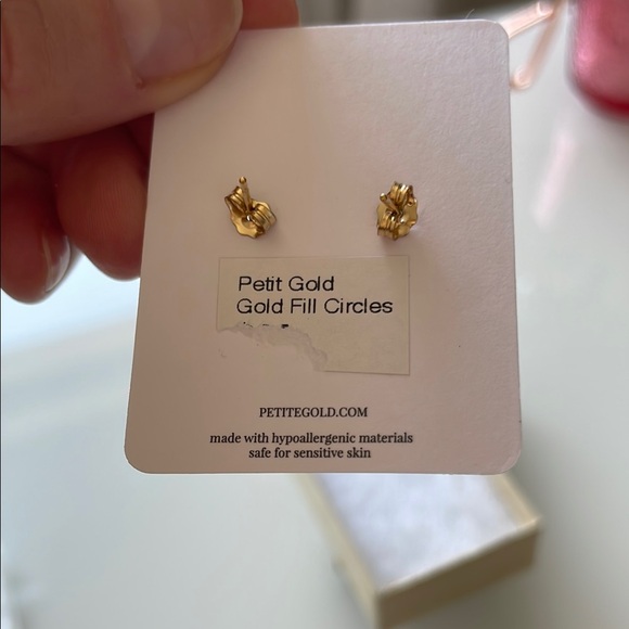 Gold Hoop Earrings - Picture 4 of 8